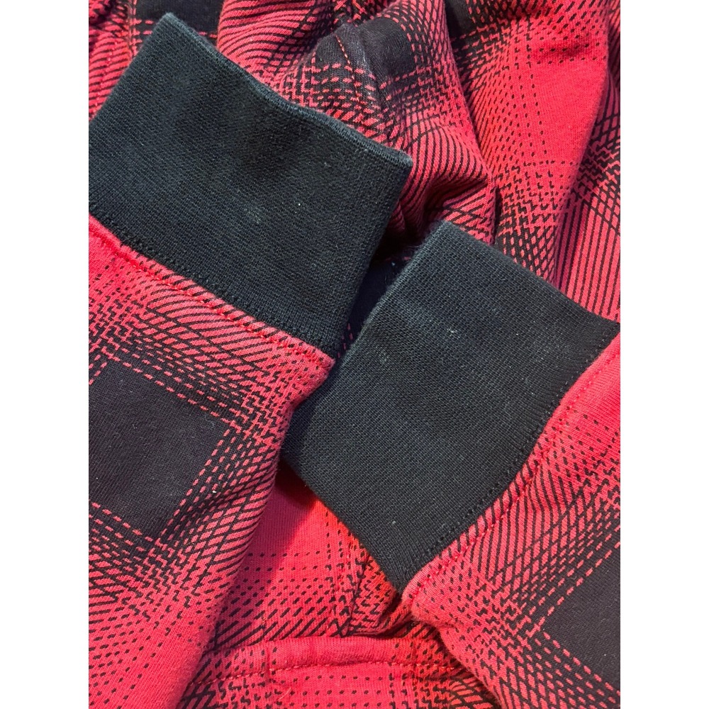 Polo Ralph Lauren Boys Red‎ Black Plaid sz 8 Fleece Lined Jacket Full Zip Preppy - Picture 4 of 6